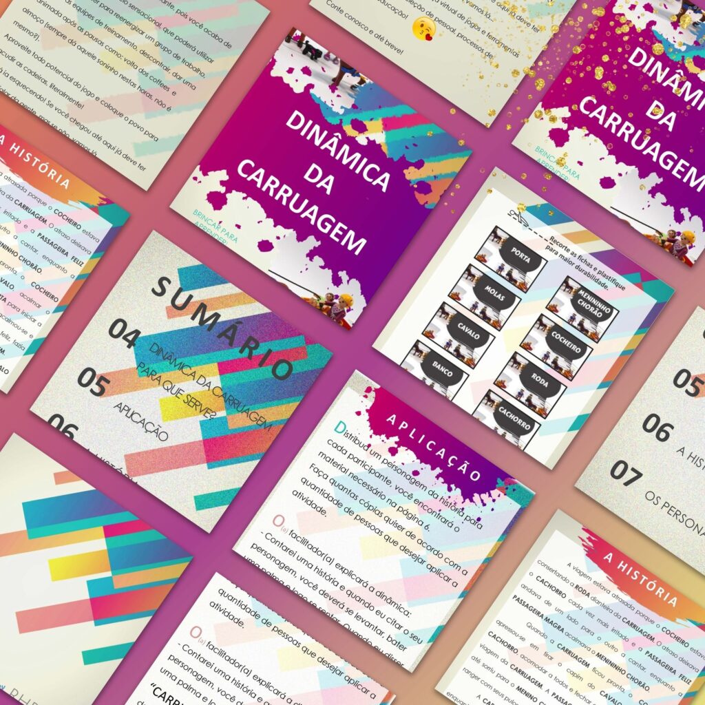 Dinâmica da Carruagem Kit Facilitador Essencial | Dinâmicas para Treinamento e Engajamento de Equipes