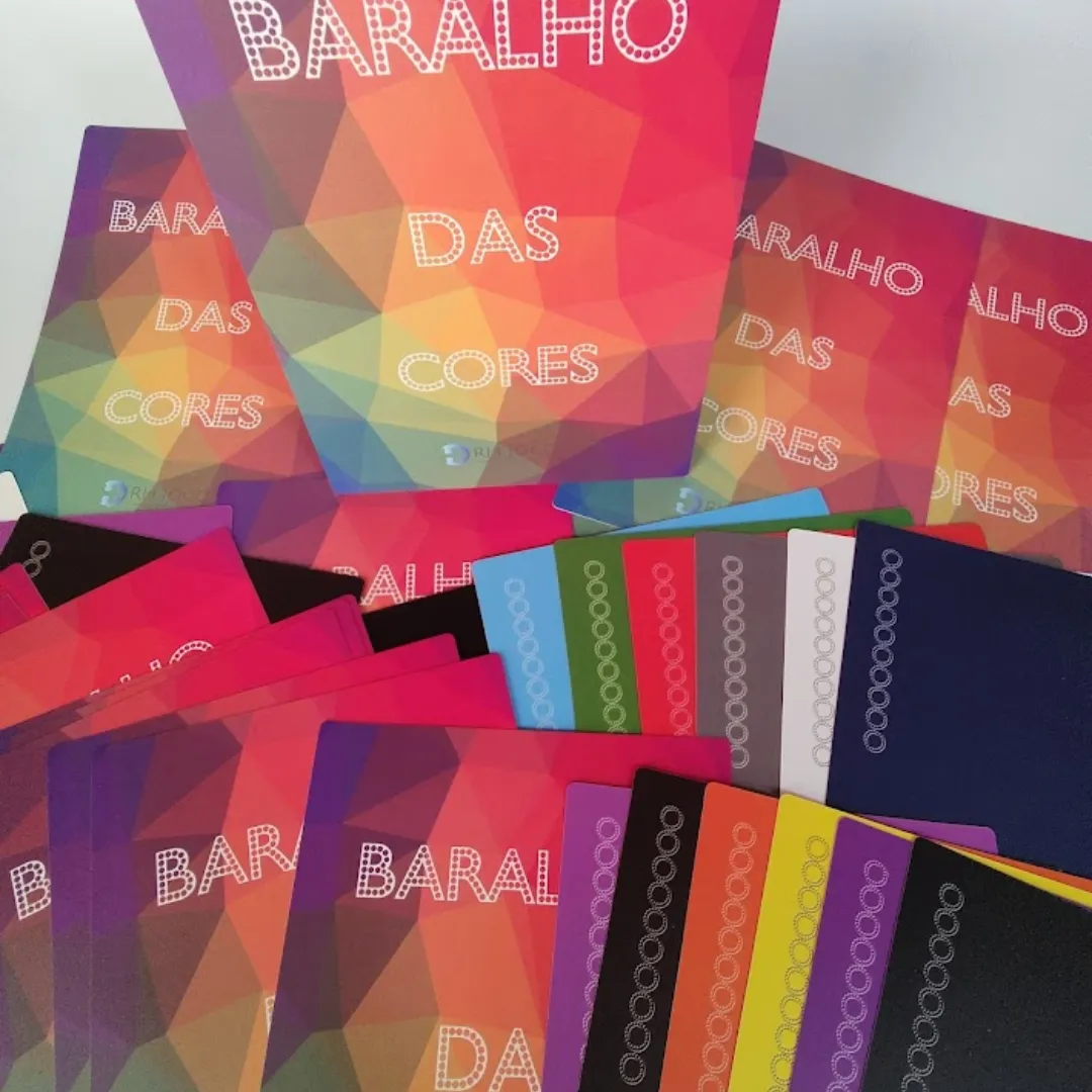 baralho das cores rhjogos — dinâmica de grupo para formação de equipes, expressão de sentimentos e atividades de teambuilding