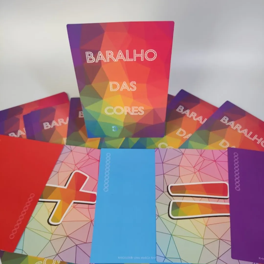 baralho das cores rhjogos — dinâmica de grupo para formação de equipes, expressão de sentimentos e atividades de teambuilding