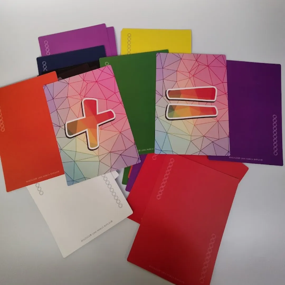 baralho das cores rhjogos — dinâmica de grupo para formação de equipes, expressão de sentimentos e atividades de teambuilding