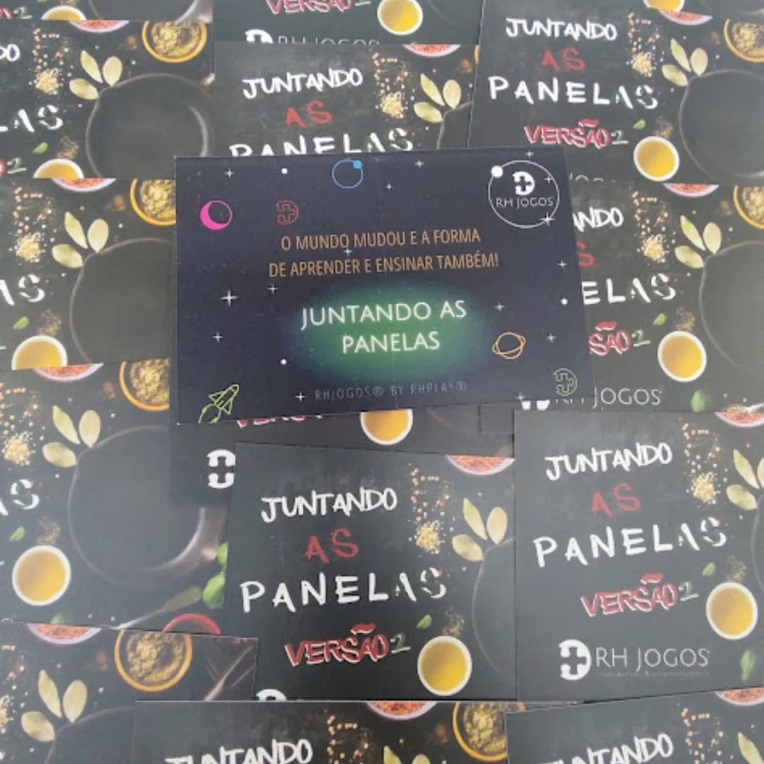 Dinâmica Juntando as Panelas da RHJOGOS para quebra-gelo, integração e team building em treinamentos corporativos.