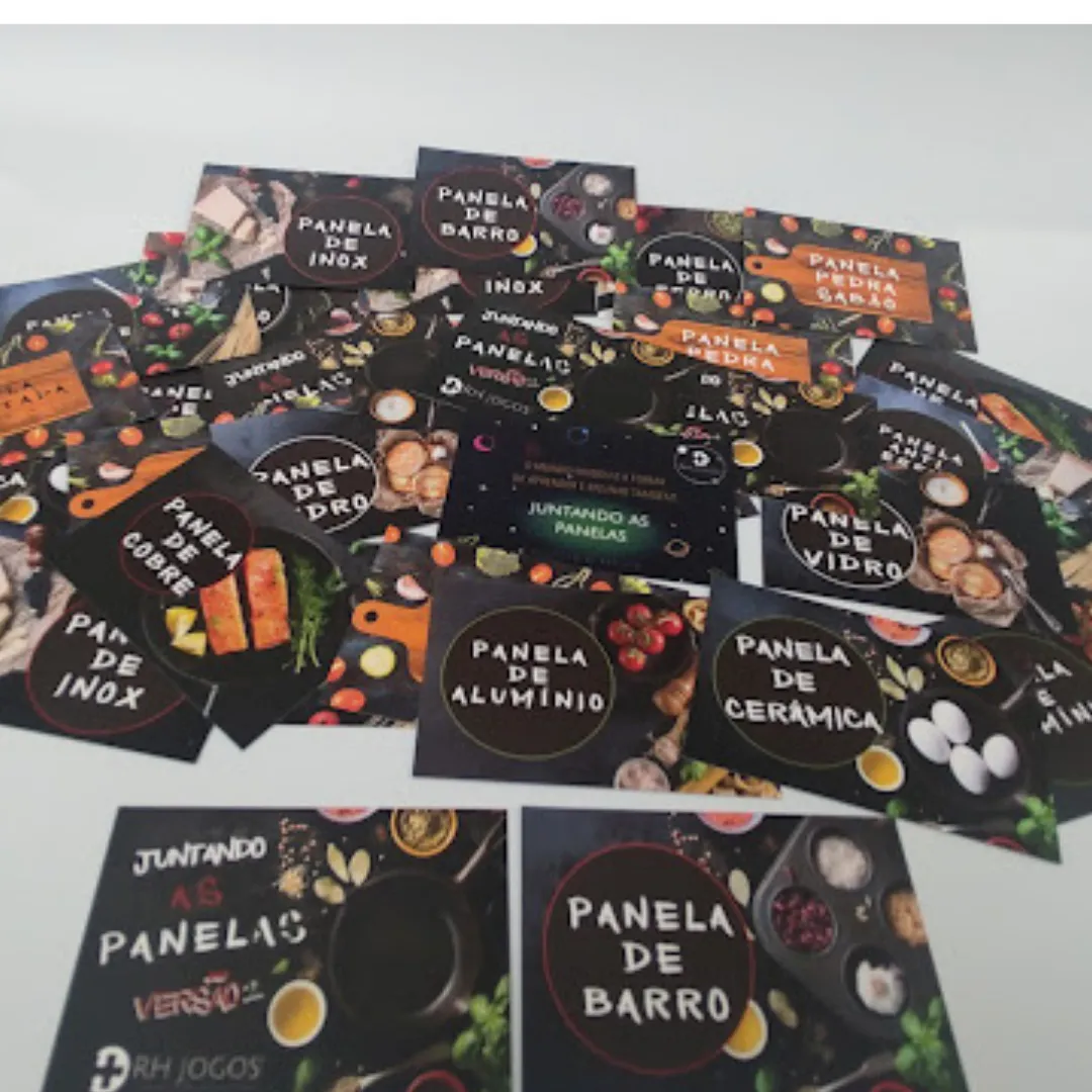 Dinâmica Juntando as Panelas da RHJOGOS para quebra-gelo, integração e team building em treinamentos corporativos.