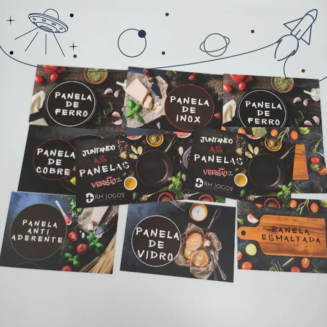 Dinâmica Juntando as Panelas da RHJOGOS para quebra-gelo, integração e team building em treinamentos corporativos.