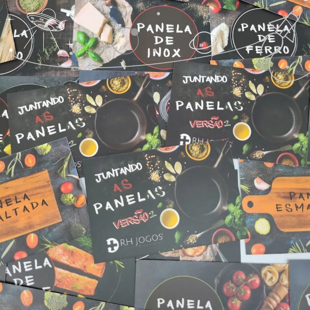 Dinâmica Juntando as Panelas da RHJOGOS para quebra-gelo, integração e team building em treinamentos corporativos.