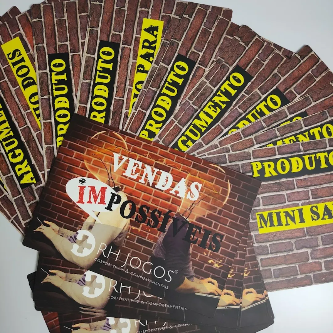 Jogo Vendas Impossíveis – dinâmica de vendas e negociação para treinar quebra de objeções, persuasão e performance comercial.